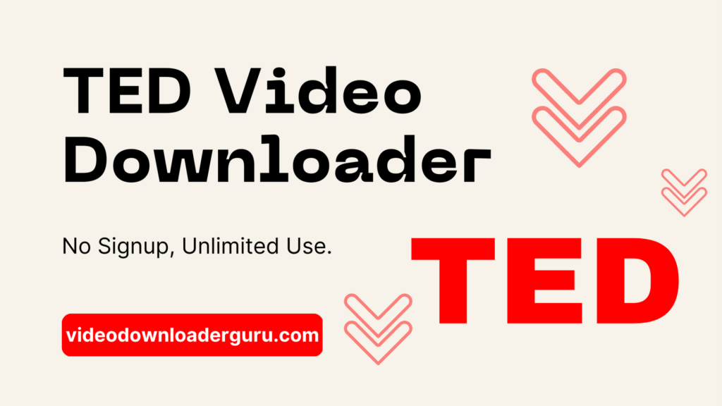 TED Video Downloader