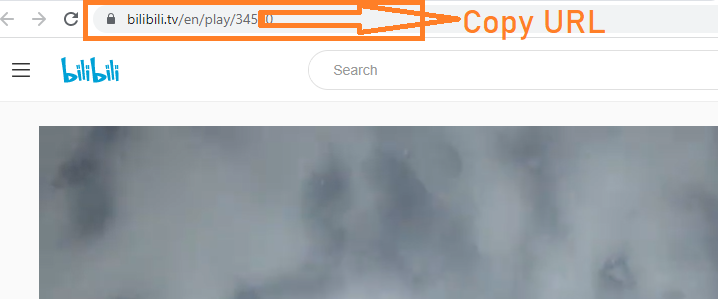 copy bilibili video links